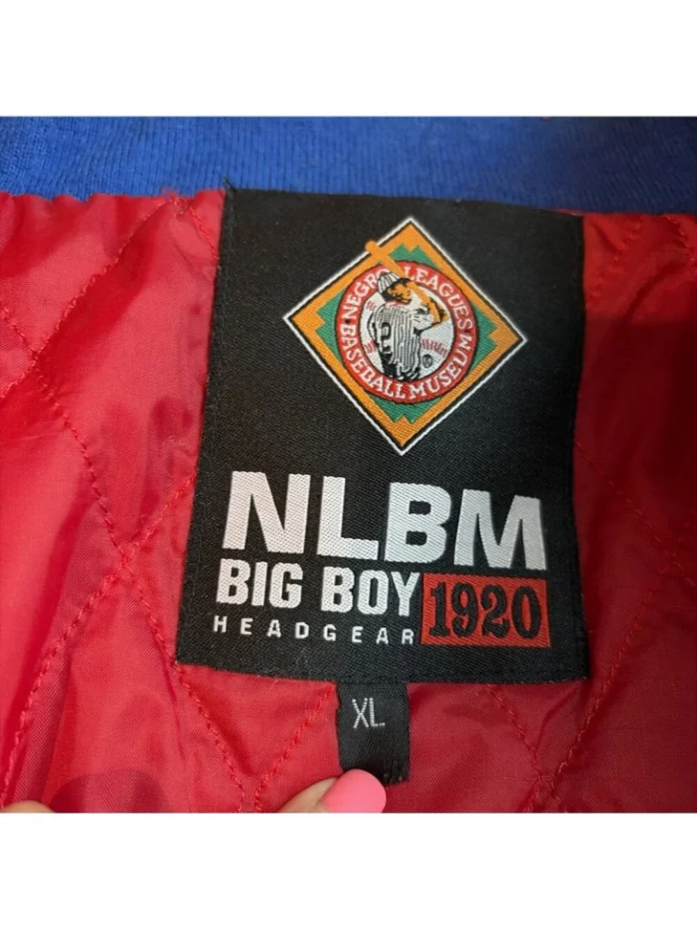 NLBM Negro Leagues Baseball Museum All Star Bomber Jacket Size XL Big Boy VTG